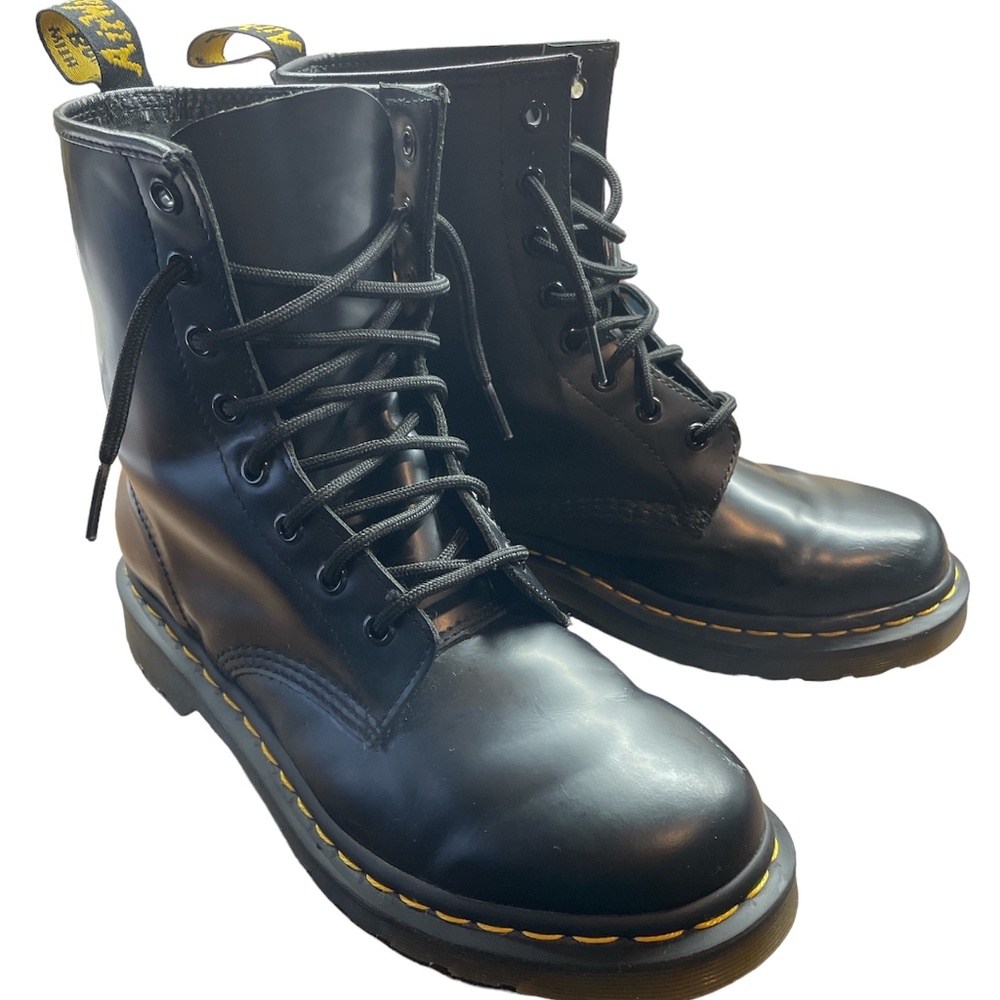 VGUC Doc Dr. Martens Airwair 1460 Women's Smooth Leather Lace Up Combat Boots